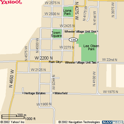 MAP Plain City Utah